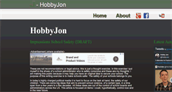 Desktop Screenshot of hobbyjon.com